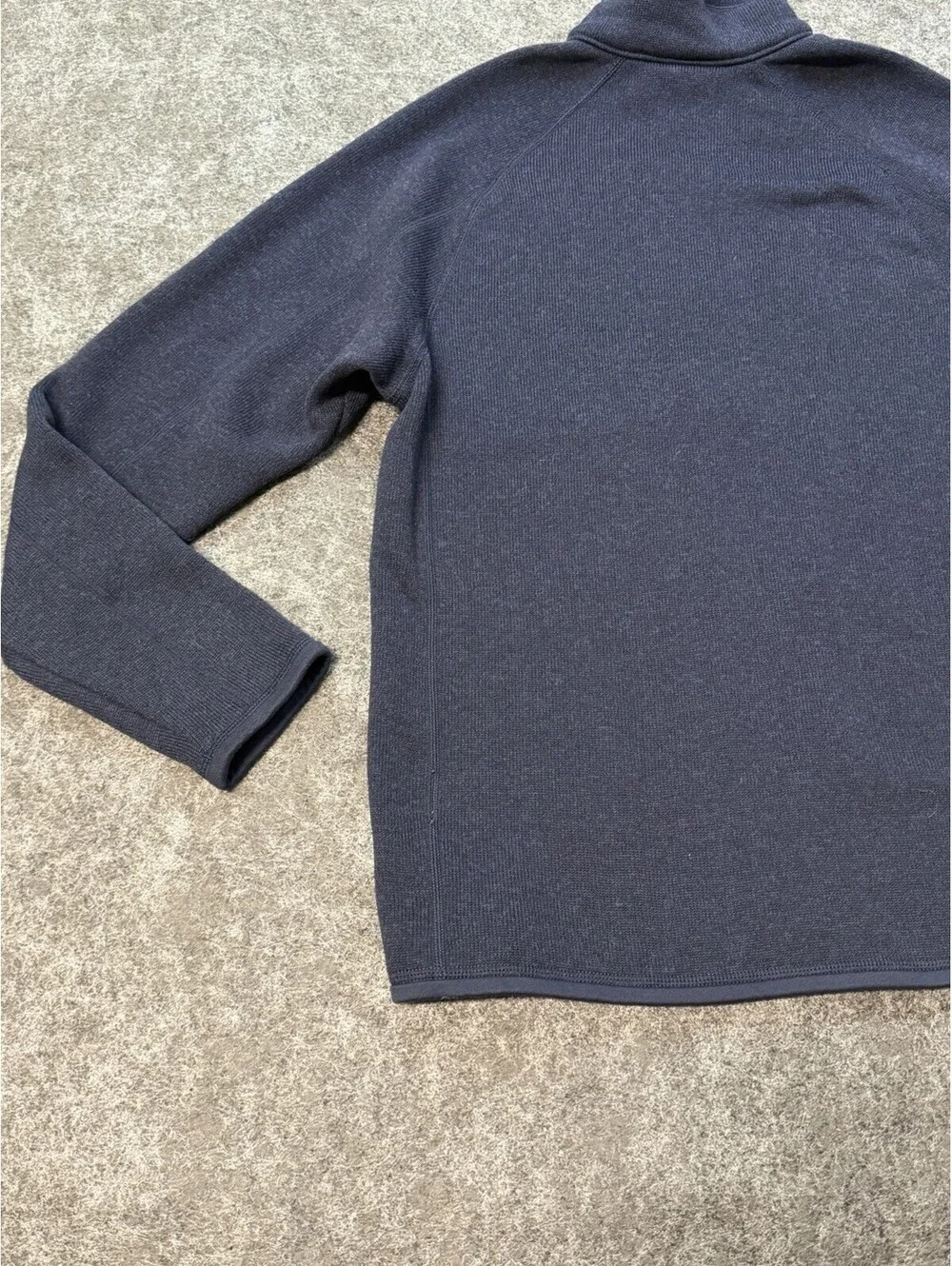 Patagonia Better Sweater 1/4 Zip Fleece Pullover Navy Blue Men’s Small 25523